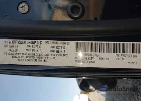 2013 Dodge Challenger Sxt from USA, damaged, VIN 2C3CDYAG9DH676271